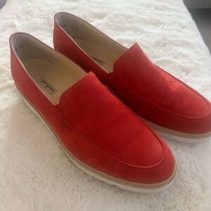 Paul Green Red Nubuck/suede loafer